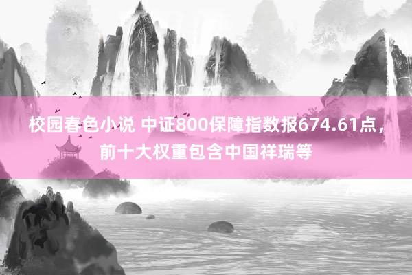 校园春色小说 中证800保障指数报674.61点，前十大权重包含中国祥瑞等