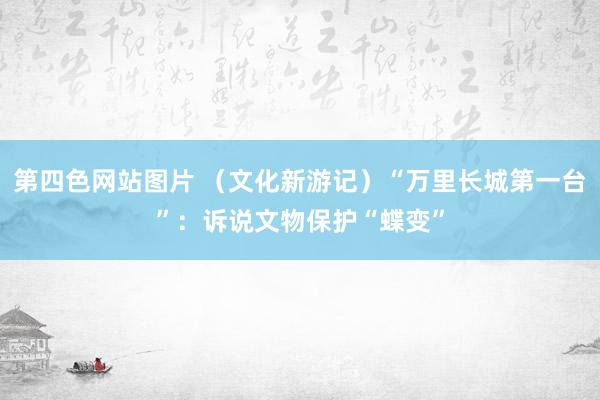 第四色网站图片 （文化新游记）“万里长城第一台”：诉说文物保护“蝶变”