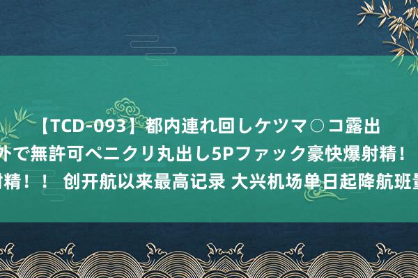 【TCD-093】都内連れ回しケツマ○コ露出 ド変態ニューハーフ野外で無許可ペニクリ丸出し5Pファック豪快爆射精！！ 创开航以来最高记录 大兴机场单日起降航班量初度肆虐800架次