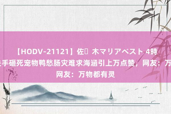 【HODV-21121】佐々木マリアベスト 4時間 男孩失手砸死宠物鸭愁肠灾难求海涵引上万点赞，网友：万物都有灵